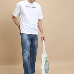 HIGHLANDER Men Slim Fit Heavy Fade Stretchable Cotton Jeans image 4