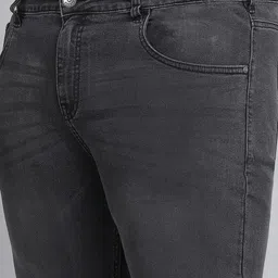 Urbano Plus Men Mid Rise Heavy Fade Stretchable Jeans image 5