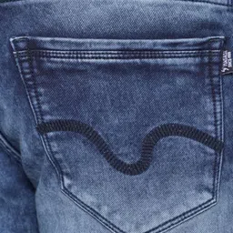 HJ HASASI Men Blue Light Fade Stretchable Jeans image 2