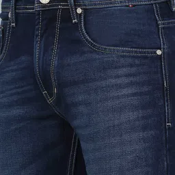 Cantabil Men Comfort Light Fade Stretchable Jeans image 3