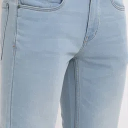 Turtle Men Narrow Tapered Fit Heavy Fade Stretchable Jeans image 5