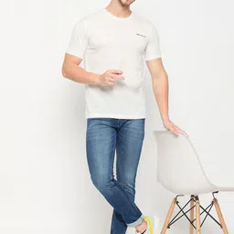 Duke Men Slim Fit Low Distress Heavy Fade Stretchable Jeans image 4