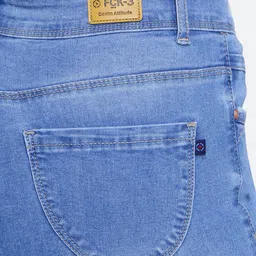 FCK-3 Women Hottie High-Rise Clean Look Light Fade Stretchable Jeans image 2