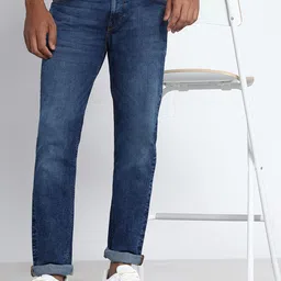 Lee Slim Fit Mildly Distressed Light Fade Stretchable Jeans-image-85