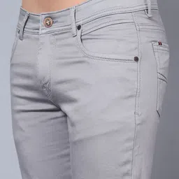 Cantabil Men Low Rise Stretchable Cotton Jeans image 5