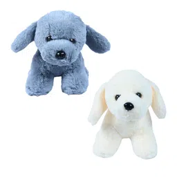 DukieKooky Kids Multicoloured Pack of 2 Puppy Soft Toys-image-43