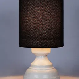 foziq White & Black Printed Table Lamp image 5