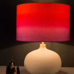 Grated Ginger Red & Pink Contemporary Table Lamp-image-90
