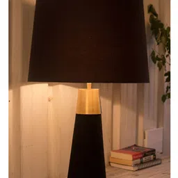 Grated Ginger Black Velour Table lamp-image-26
