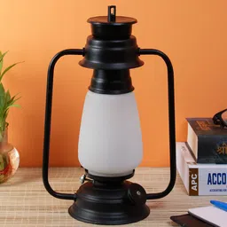 Devansh Black & White Traditional Table Lamp image 4