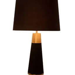 Grated Ginger Black Velour Table lamp image 3