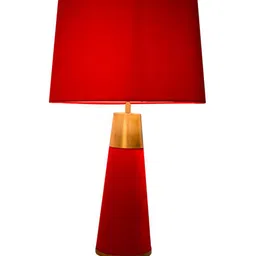 Grated Ginger Royal Red Velour Table lamp image 2
