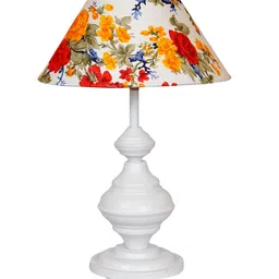 foziq  White Printed Table Lamp image 2