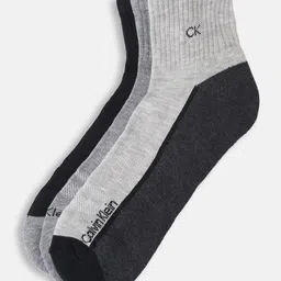 Calvin Klein Unisex Pack Of 3 Colorblocked Ankle Length Socks image 2
