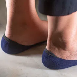 Heelium Men Solid Pack of 4 Odour Free Breathable Low Cut Bamboo No Show Socks image 4