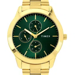 Timex Men Patterned Dial & Stainless Steel Straps Analogue Multi Function Watch TWEG18522-picture-14