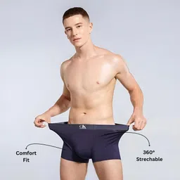 ck innerwear Premium Cotton Boxer Brief Plain Underwear for Men image 2