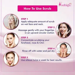 FEELHIGH Set of 2 Goat Milk Facial Scrub - 500 ml Each image 3