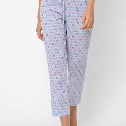URBAN SCOTTISH Women Printed Cotton Lounge Pants-image-26