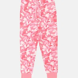mackly Girls Printed Pure Cotton Straight Lounge Jogger-picture-21