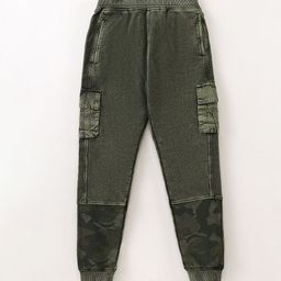 ARIAS By LARA DUTTA Boys Mid-Rise Pure Cotton Cargo Joggers-picture-49