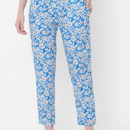 URBAN SCOTTISH Women Floral Printed Lounge Pants-image-24