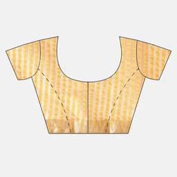 KAVINDI Zari Saree With Blouse Piece image 5