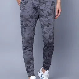 Trenz Men Camouflage Printed Mid-Rise Joggers-image-25