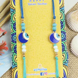 Asthetika Men Set Of 2 Evil Eye Charm Rakhis-picture-26