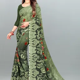 moda rapido ANAND SAREES Floral Printed Saree-picture-10