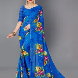moda rapido ANAND SAREES Floral Printed Saree-picture-14