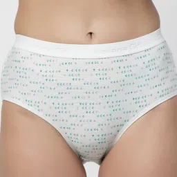 College Girl Geometric Printed Cotton Lightly Padded Bra & High-Rise Brief image 3