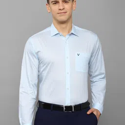 Allen Solly Men Blue Slim Fit Formal Shirt-picture-32