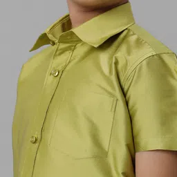 Ramraj Boys Shirt Collar Shirt & Adjustable Veshti image 2