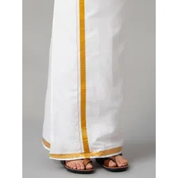 Ramraj Boys Spread Collar Shirt With Adjustable Veshti image 2