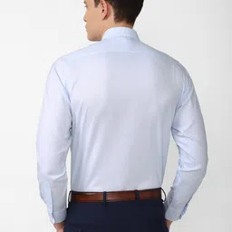 Van Heusen Men Blue Formal collar long sleeves Shirt image 5