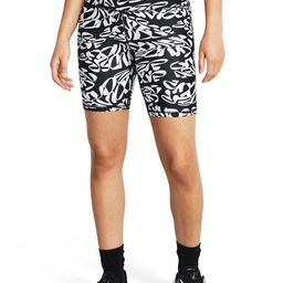 UNDER ARMOUR Women Skinny Fit Training or Gym Tech AOP Bike Short Sports Shorts-picture-22
