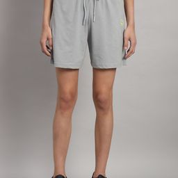 GRIFFEL Women High-Rise Regular Fit Cotton Shorts-picture-46
