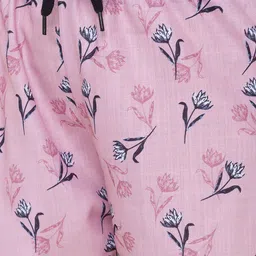 FashionRack Women Brown & Pink Set Of 2 Printed Lounge Shorts image 3