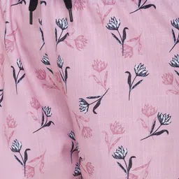 FashionRack Pack of 2 Women Green & Pink Printed Cotton Lounge Shorts image 3