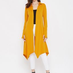 Hypernation Women Pure Cotton Longline Shrug-picture-42