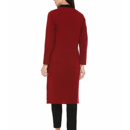 TWENTY ME V-Neck Long Sleeves Longline Open Front Shrug image 3