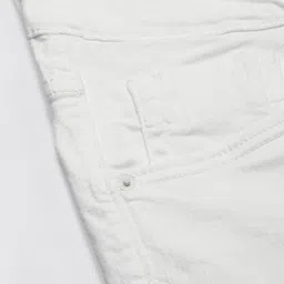 Flying Machine Men White Jackson Skinny Fit Low-Rise Light Fade Stretchable Jeans image 3