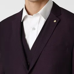 Van Heusen Slim-Fit Single-Breasted Three-Piece Suit image 2