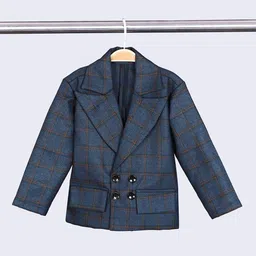 BAESD Checked Single-Breasted 3-Piece Suits image 3