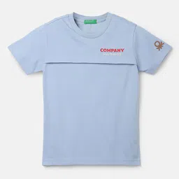 United Colors of Benetton Boys Typography Pure Cotton T-shirt-picture-24