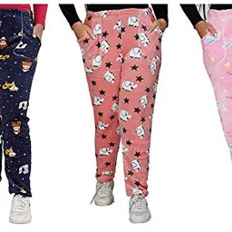 us fashion Women's Plus Size Woolen Soft Fleece Pajama for Winter for Casual/Night Wear (Multicolored, Combo Pack) image 4