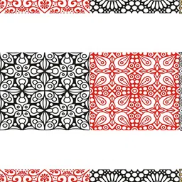 Dakshya Industries Blossom Yellow & Orange 4 Pieces Printed Rectangle Table Placemats image 4