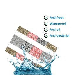 Dakshya Industries Blossom Yellow & Orange 4 Pieces Printed Rectangle Table Placemats image 5