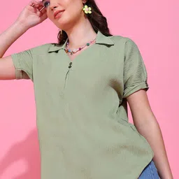 Rudraaksha Creations Shirt Style Top-picture-19